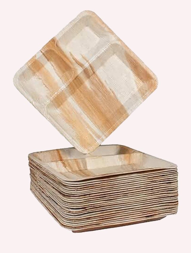 Areca Leaf Plate (Square)