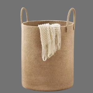 Braided Harmony Jute & Cotton Rope Décor – Handcrafted Natural Accent