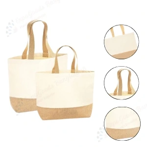 EarthWeave Canvas Tote with Jute Base