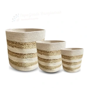 GreenLoom Natural Fiber Storage Basket