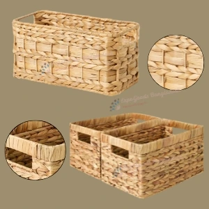 Hyacra Basket – Handwoven Water Hyacinth Storage
