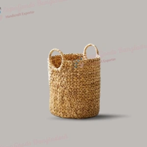 Hyafrin Basket – Handwoven Water Hyacinth Storage Basket