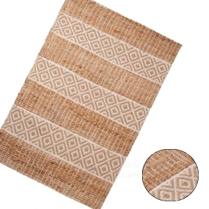 Rustica Natural Jute Entryway Rug – 60x90cm Handwoven Mat