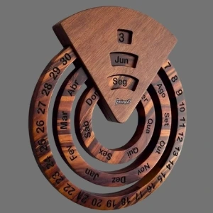 TimelessWood Perpetual Calendar & Date Keeper